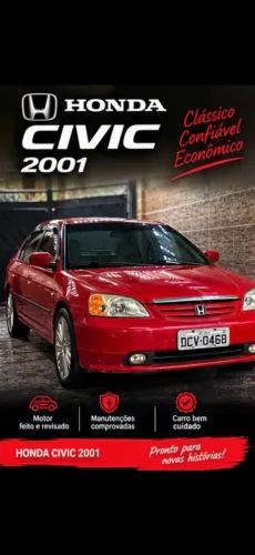 Honda Civic Sedan Lx/lxl 1.7 16V 115cv Aut. 4P 2001