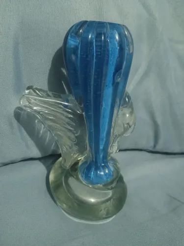 Anjo de cristal em Murano 14 cm(localização vila prudente SP)
