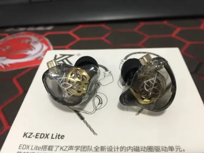 Fone KZ EDX LITE Retorno de Palco Profissional - Áudio de Alta Fidelidade Hi-Fi
