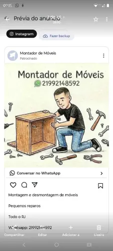 Montador de móveis (Todo RJ)