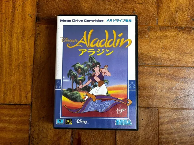 Jogo Aladdin - Mega Drive - Edição japonesa (CIB)