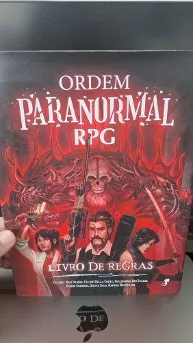 Livro rpg Ordem paranormal