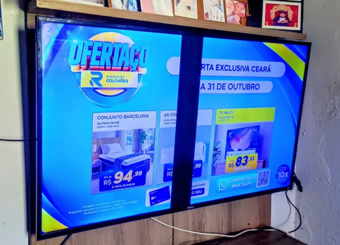 Tv 50 Philco smart com linha veja as fotos