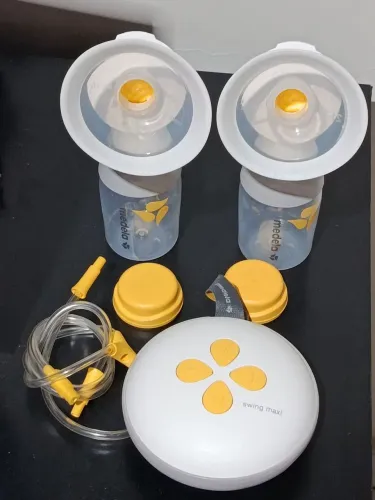 Extrator de Leite Elétrico Duplo Medela Swing Maxi - Usado 1 mês (Impecável!)