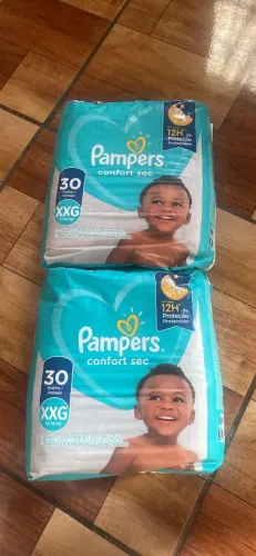 FRALDA PAMPERS XXG CONFORT SEC 2 PACOTES