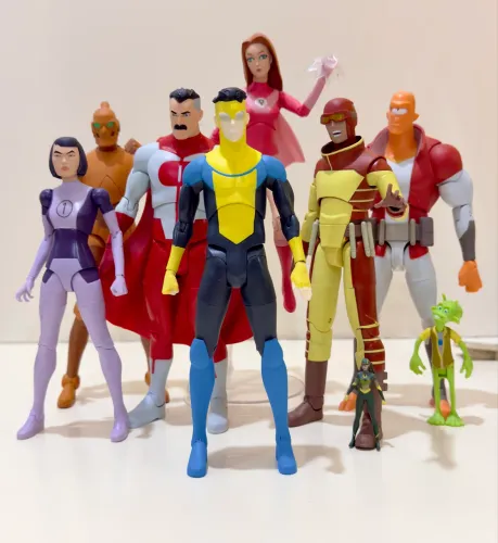 INVENCÍVEL- LOTE - MARVEL SELECT LEGENDS - 7 FIGURAS INCRÍVEIS - DIAMOND SELECT