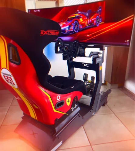 Simulador corrida custom Ferrari
