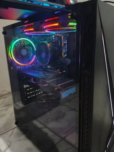 PC Gamer Ryzen 5 5500 + RX 6600 | 32 GB RAM | Alto Desempenho