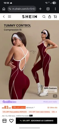 Macacão shein Tam: P