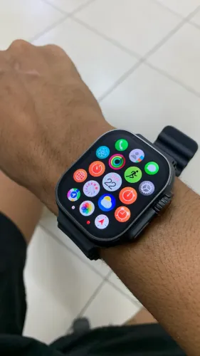 ? Smartwatch T800 Ultra 49mm - Tela Full Touch + Vários Recursos