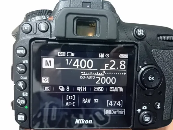 Nikon d7500 (corpo) com apenas 22 cliques