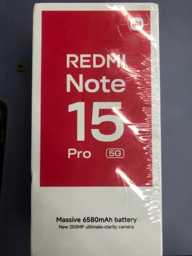 Vendo REDMI Note 15 Pro 5g Preto 8GB RAM e 512GB de memória 