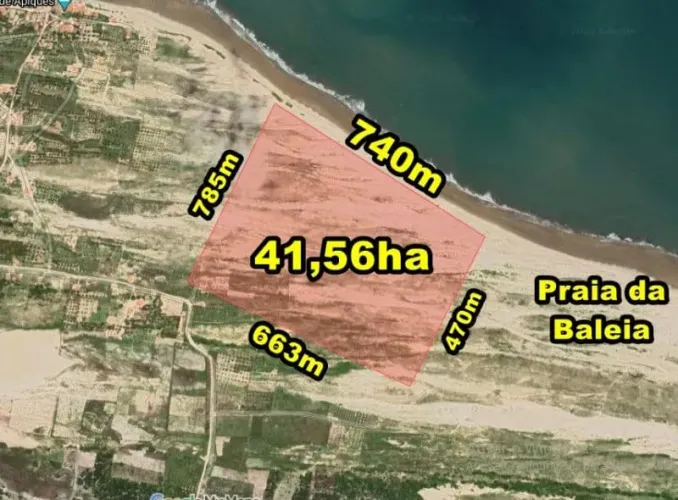 VERAS VENDE Terreno com 41,56ha em Itapipoca-CE, próximo a P
