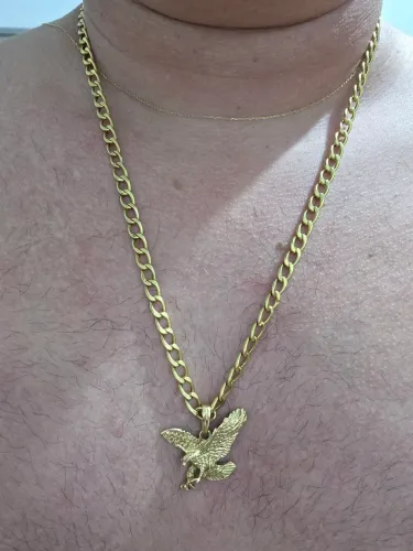 Cordão Ouro 18k Ocado e Pingente 23 Gramas
