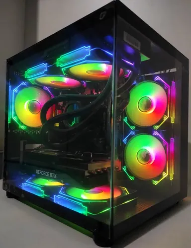 Pc Gamer Skorpion Ryzen 5 7600 ou i5-14ª RTX 3080 (NOVO) AM5 DDR5