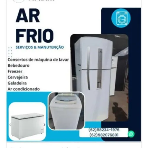 Consertos, frizee,máquina de lavar, bebedouro, balcão, geladeira ,