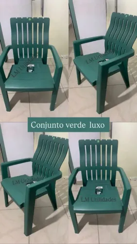 Jogo de cadeira de luxo entrega grátis