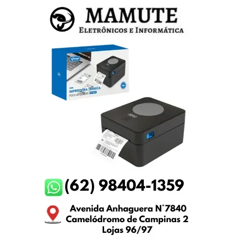 Impressora Knup KP-IM608 para Etiquetas 100mm USB Bluetooth 160mm/s