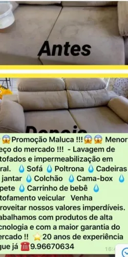 Higienização de estofados