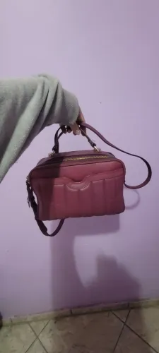 Bolsa Tiracolo Vinho Couro Francine Média