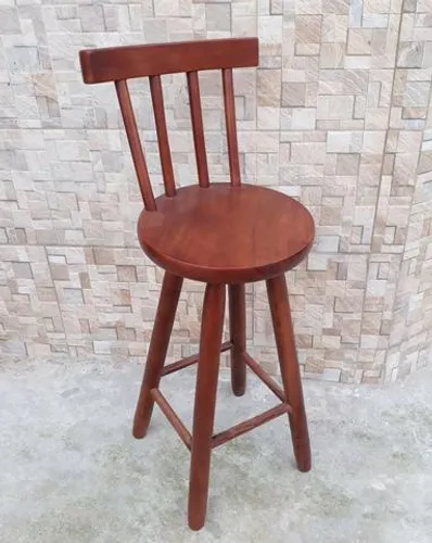 Banqueta Alta com Encosto