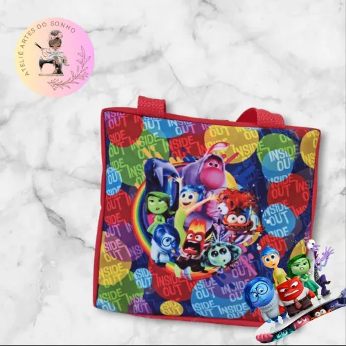 Bolsa Infantil Inside Out bolsinha maleta