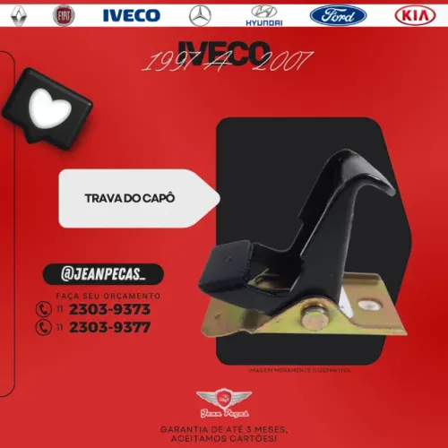 trava do capo - iveco