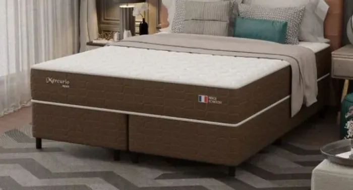cama box Mercury Queen size Molas pocket ensacadas 