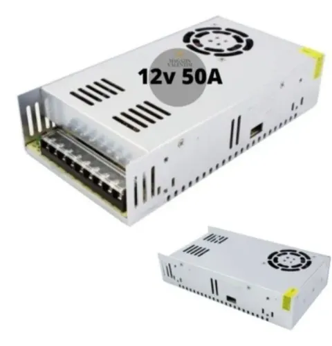 Fonte de 50a 12v - Serve para Som Automotivo CFTV PX e outros