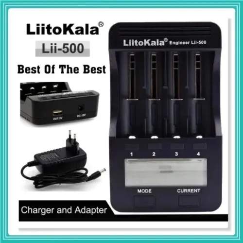 Liitokala Lii500 Universal Lcd Carregador
