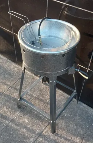 TACHO FRITADEIRA 7 L, AÇO CRAQUEADO,COMPLETO (PROFISSIONAL)