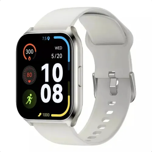 Relógio Smartwatch Haylou Watch 2 Pro Smart Branco Prata Novo Loja Coimbra Computadores