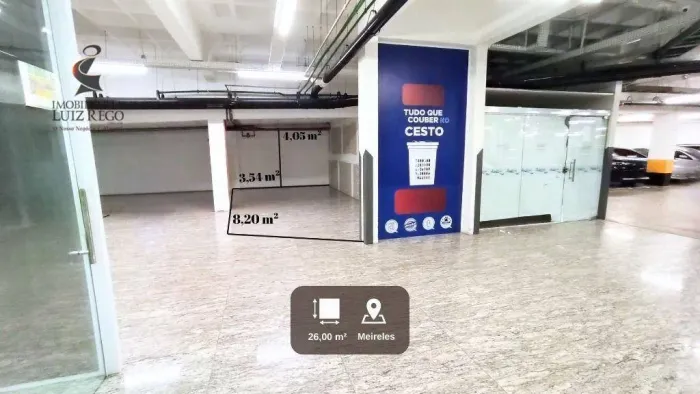 Loja no Meireles no subsolo do Supermercado Cometa para aluguel, 26,01 m²