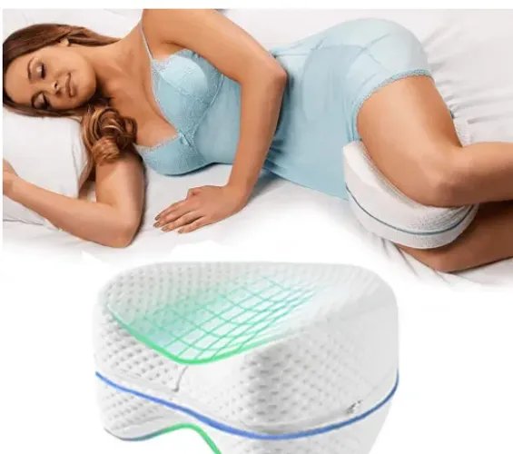 Travesseiro Nasa Almofada De Postura Para Pernas Pés Joelhos Conforto z162