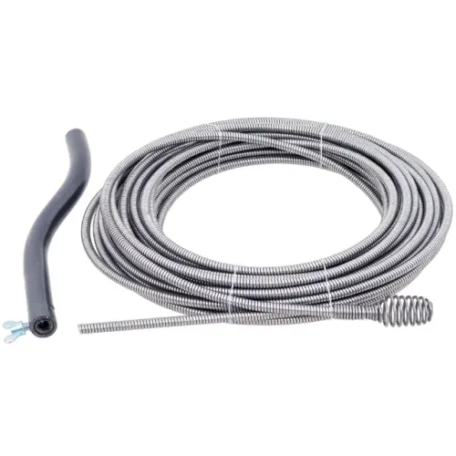 Desentupidor Manual 15m Mola de Aço 15 Metros Ralo Pia Cano Calha