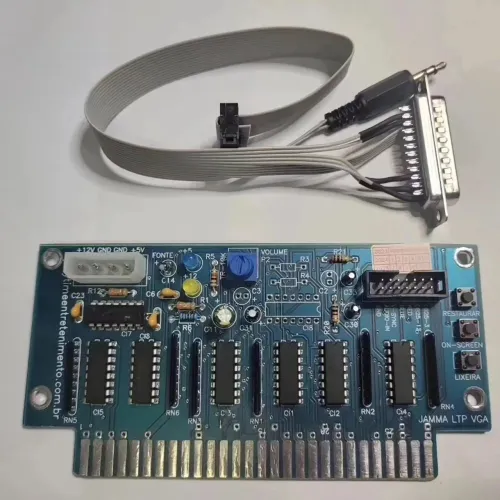 Placa jamma multijogos arcade via ltp