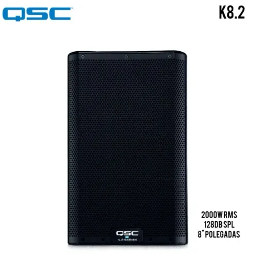 Caixa Ativa 8" 2000W K-8.2 - QSC - Profissional 128dB SPL