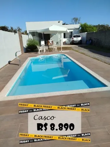 CA- Piscina 7 Metros PRAIA na BLACK !