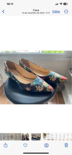Sapato Feminino Florido