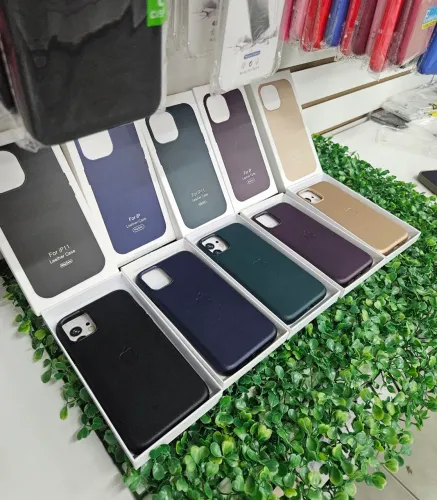 Capa de iphone estilo Couro com MagSafe.