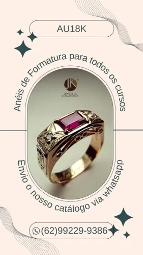 Anéis de Formatura Ouro 18k