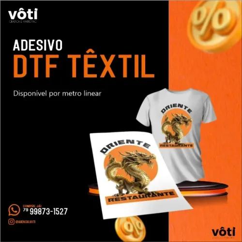 DTF Textil e UV 
