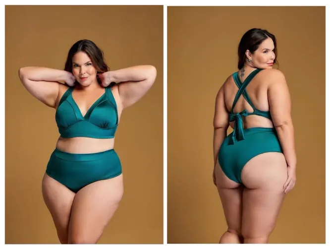 Conjunto Biquíni Plus Elegante