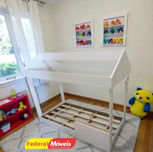Cama 100% MDF OFF WHITE (ENTRE EM CONTATO CONOSCO)