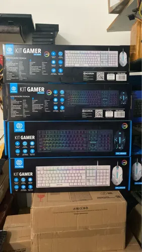 Kit Gamer Teclado e Mouse Hoopson LED TPC-096KB/KP