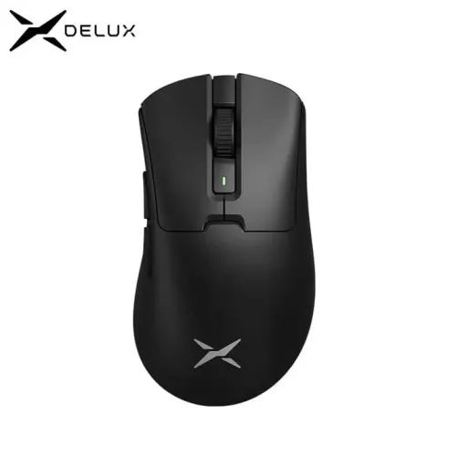 Mouse Delux M900 Pro Paw3395 70h Bateria 8k Com Dock Preto