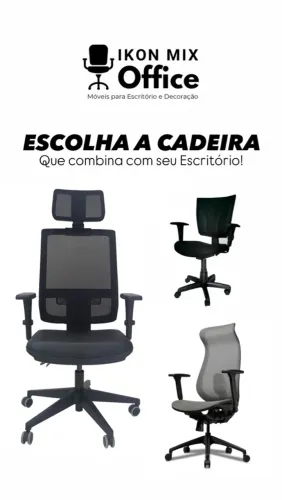MOVEIS PARA ESCRITÓRIO - MESAS, CADEIRAS, ARMÁRIOS para escritório - IKON MIX Office