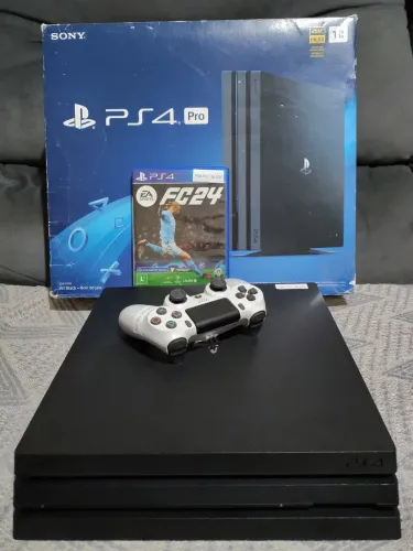 Ps4 Pró 1tb 4k!. Top. Revisadinho, pronto para uso