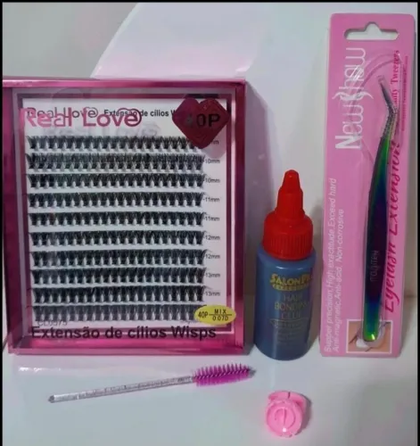 Kit cilios tufinho completo
