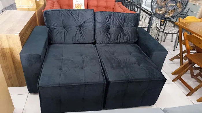 Sofá 2 lugares Moderno e Confortável-NOVO!!!